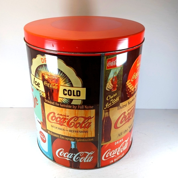 Coca-Cola Tin 1989 100 Years of Coke Advertising Signs - Picture 2 of 8